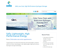Tablet Screenshot of cellaenergy.com